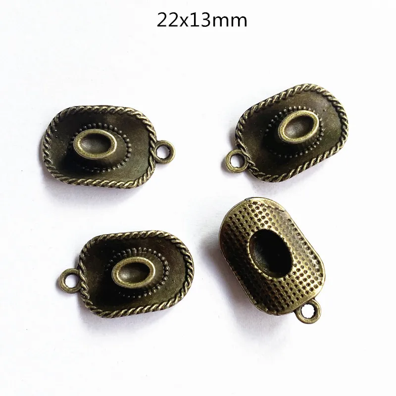 18pcs/lot Cow Boy Hat Charms Antique Bronze Tone Pendant Aesthetics Accessories Diy Handmade Findings Jewelry Making Supplies
18pcs/lot Cow Boy Hat Charms Antique Bronze Tone Pendant Aesthetics Accessories Diy Handmade Findings Jewelry Making Supplies