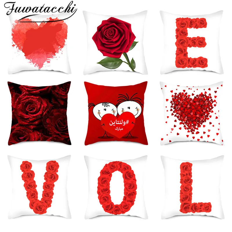 Fuwatacchi Pure Linen Cushion Cover Rose Flower Pattern Love Pillow Cover for Home Chair Sofa Decorative Pillowcases 45x45 Cm
Fuwatacchi Pure Linen Cushion Cover Rose Flower Pattern Love Pillow Cover for Home Chair Sofa Decorative Pillowcases 45x45 Cm