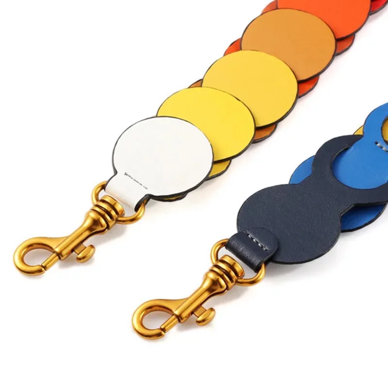 Famous Designer Circle Link Shoulder Strap Rainbow Round Colorful Handbag Strap Leather Bag Belt Stylish Purse Handle Decoration
Famous Designer Circle Link Shoulder Strap Rainbow Round Colorful Handbag Strap Leather Bag Belt Stylish Purse Handle Decoration