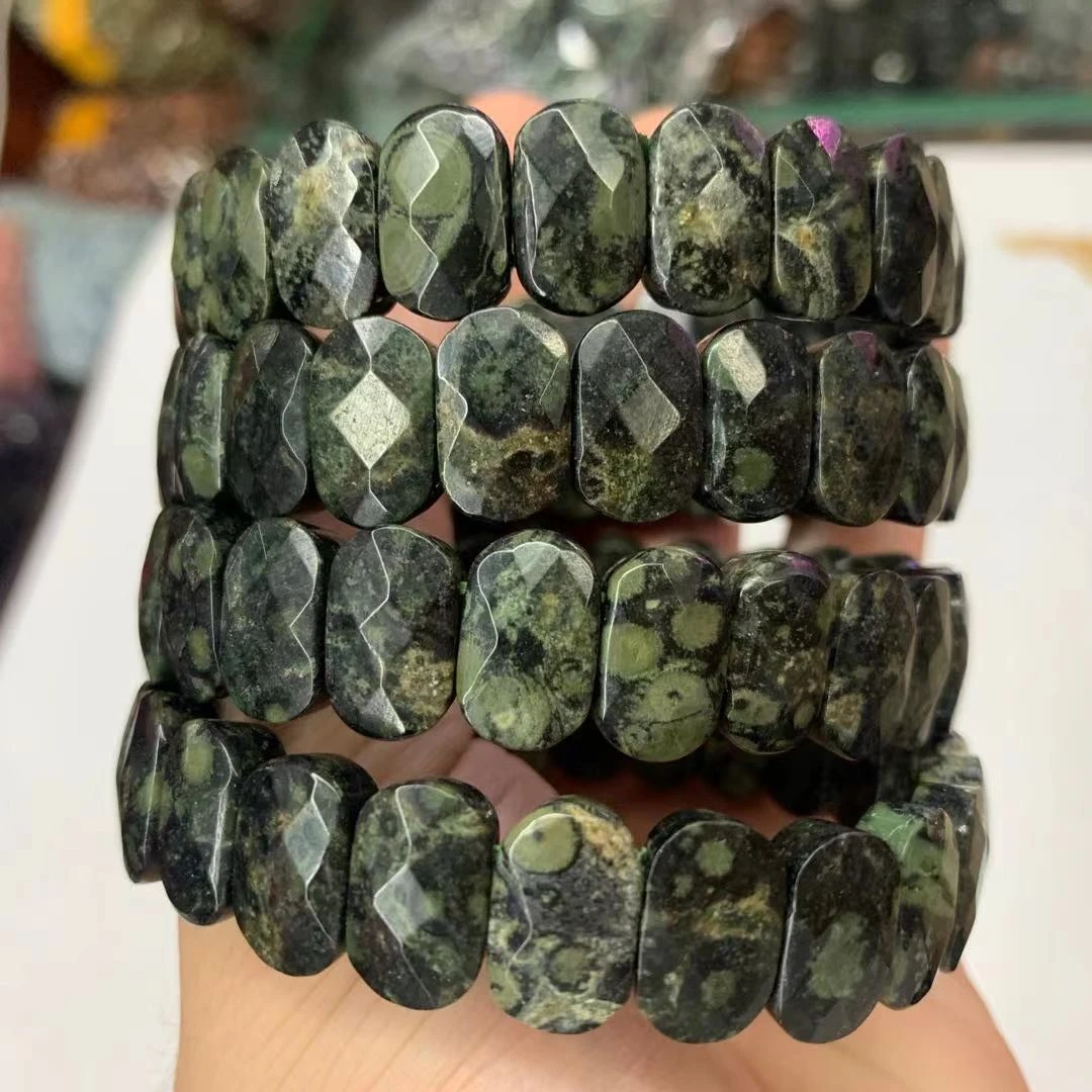 natural green eye stone beads bracelet natural gemstone jewelry bangle for woman for man whoesale !
natural green eye stone beads bracelet natural gemstone jewelry bangle for woman for man whoesale !
