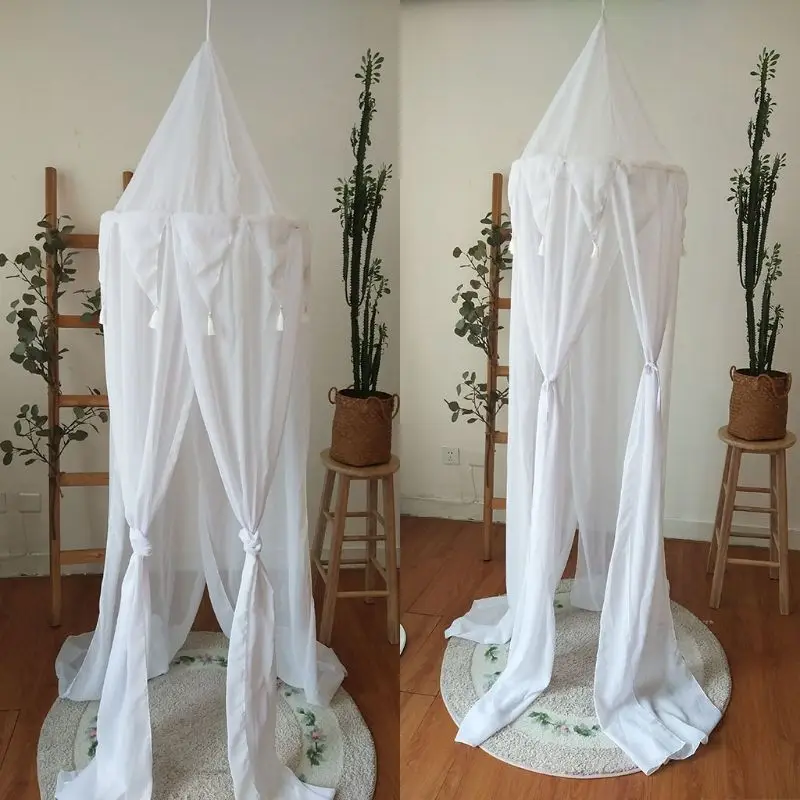 Kids Bed Canopy Hanging Mosquito Mesh for Baby Crib Nook Castle Game Tent Nursery Play Room Decor 
Kids Bed Canopy Hanging Mosquito Mesh for Baby Crib Nook Castle Game Tent Nursery Play Room Decor