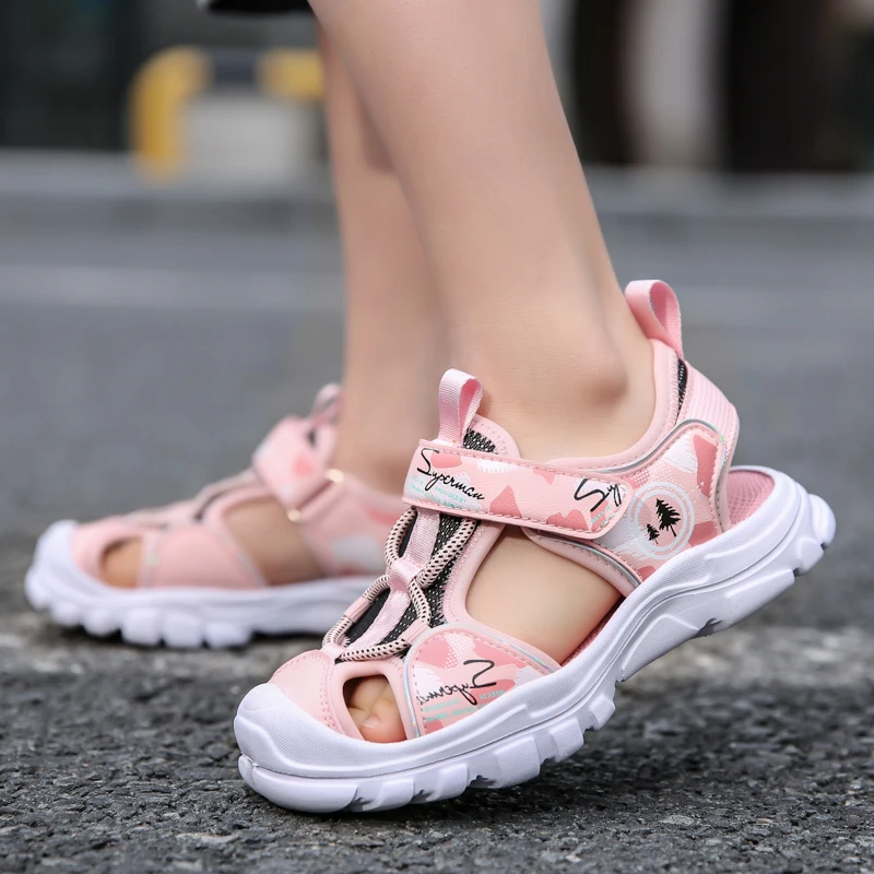 New Girl Sandals 2021 Summer New Children's Sandals For Baby Baotou-play Sports Shoes Pink Light Beach Shoe Size 27-37
New Girl Sandals 2021 Summer New Children's Sandals For Baby Baotou-play Sports Shoes Pink Light Beach Shoe Size 27-37