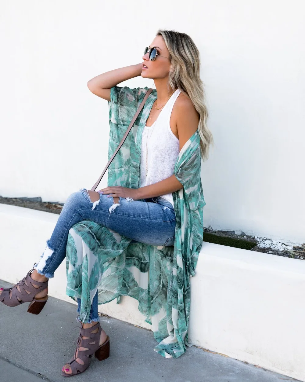 Dress For Beach Tunics Woman Clothes Sundress Cover Up Plus Size Sexy Chiffon Print Leaf Polyester Sierra Surfer Bikini Dresses
Dress For Beach Tunics Woman Clothes Sundress Cover Up Plus Size Sexy Chiffon Print Leaf Polyester Sierra Surfer Bikini Dresses