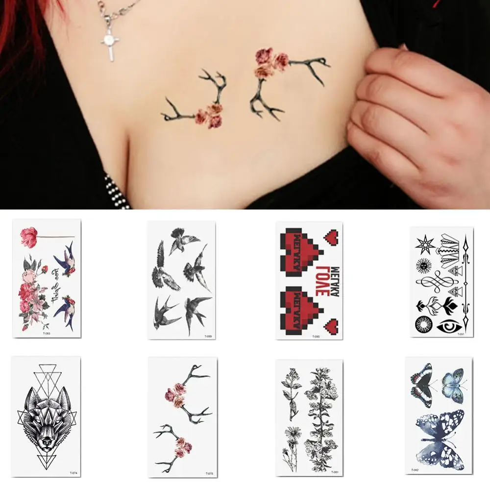 50% Hot Sale Fashion Unique Flower Animal Waterproof Temporary Tattoo Stickers Body Art Gift
50% Hot Sale Fashion Unique Flower Animal Waterproof Temporary Tattoo Stickers Body Art Gift