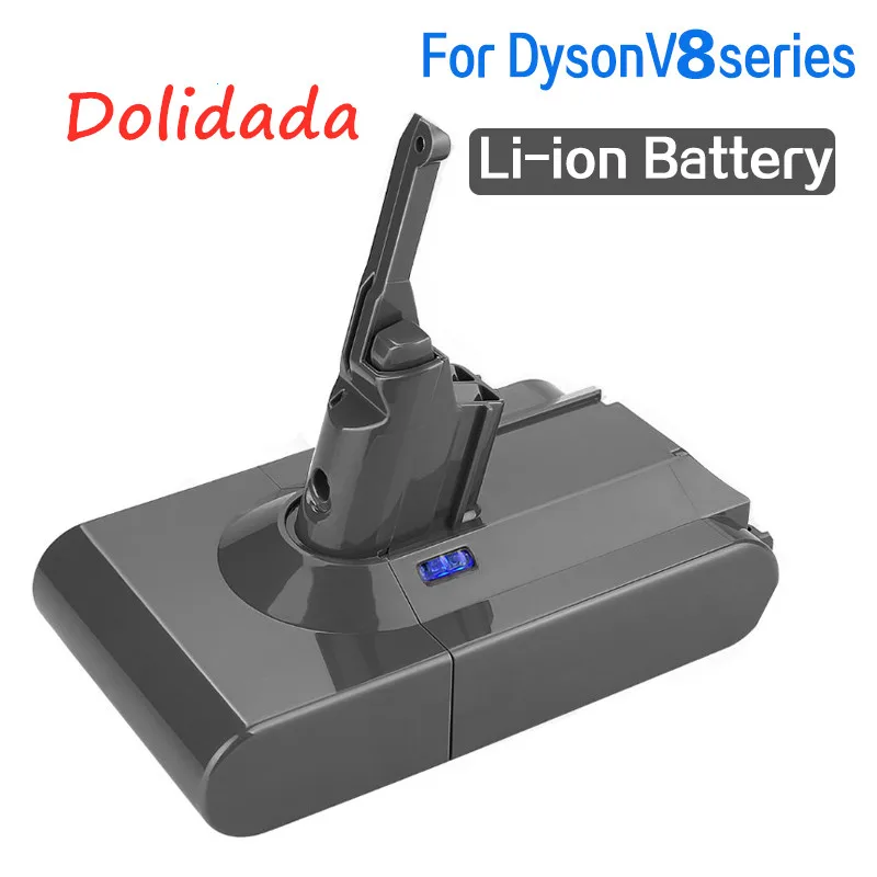Аккумулятор для Dyson V8, 9800 мАч, 21,6 в, литий-ионная аккумуляторная батарея для пылесоса Dyson
Аккумулятор для Dyson V8, 9800 мАч, 21,6 в, литий-ионная аккумуляторная батарея для пылесоса Dyson