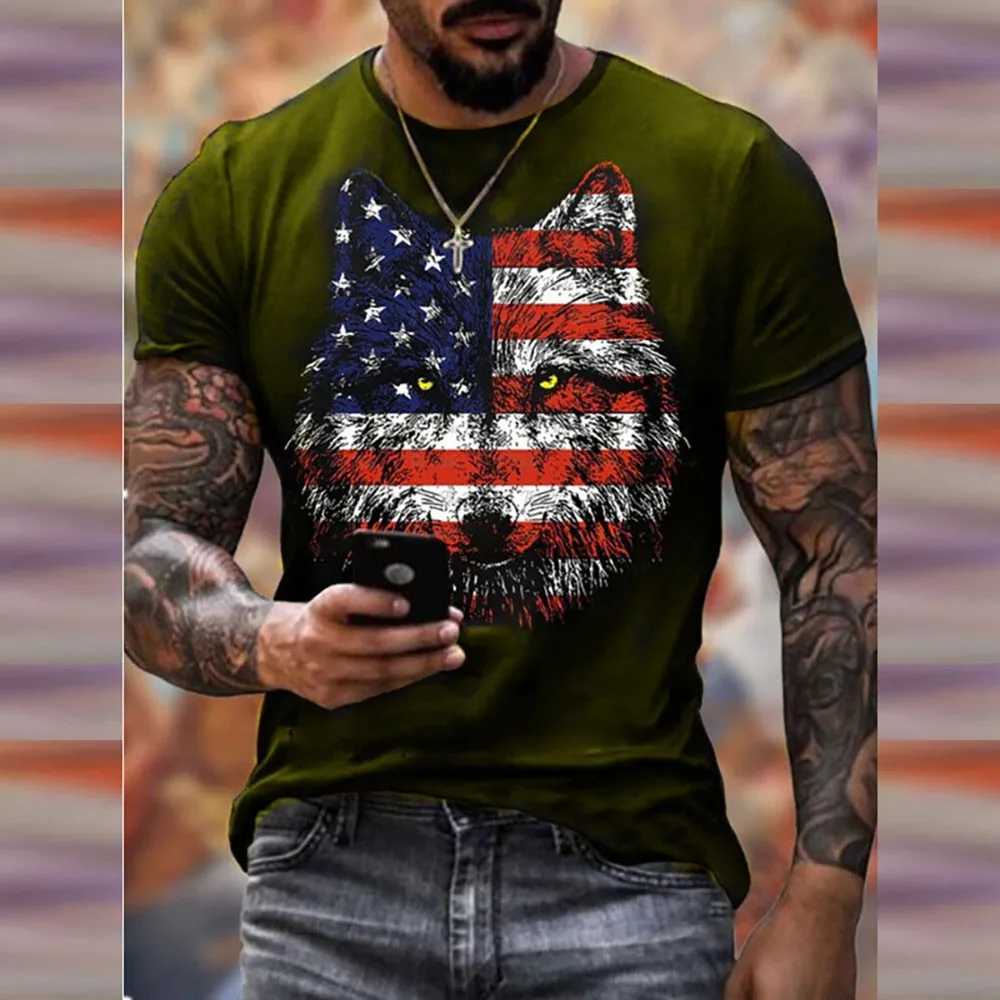 Mens 3D Printed Crew Neck Tees Tops Short Sleeve Casual T-Shirt Sport Muscle Fashion Animal Summer Oversized T-Shirt Tee Clothes
Mens 3D Printed Crew Neck Tees Tops Short Sleeve Casual T-Shirt Sport Muscle Fashion Animal Summer Oversized T-Shirt Tee Clothes