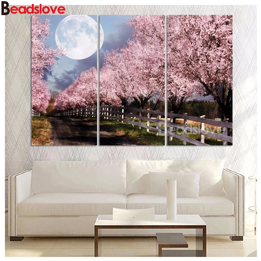3pcs full Diamond Embroidery Cherry Tree Under Moon Japan 5D Diamond painting,Diamond mosaic picture,rhinestone,decor
3pcs full Diamond Embroidery Cherry Tree Under Moon Japan 5D Diamond painting,Diamond mosaic picture,rhinestone,decor