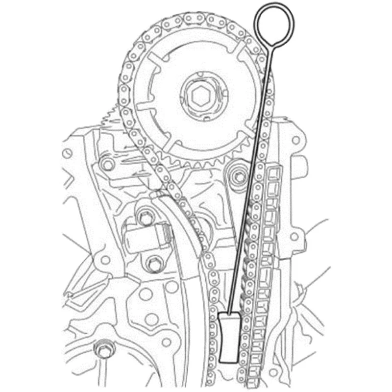 Cam Phaser Locking Tool for Ford 5.4L 4.6L 3V Timing Chain Locking Wedge Tool Crankshaft Positioning Tool Combination
Cam Phaser Locking Tool for Ford 5.4L 4.6L 3V Timing Chain Locking Wedge Tool Crankshaft Positioning Tool Combination