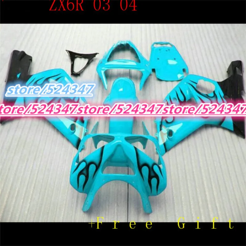 Blue black fairing kit FOR KAWASAKI NINJA ZX 6R 636 03 04 ZX-6R 03-04 ZX6R 2003 2004 ZX 6R 03 04 fairings
Blue black fairing kit FOR KAWASAKI NINJA ZX 6R 636 03 04 ZX-6R 03-04 ZX6R 2003 2004 ZX 6R 03 04 fairings