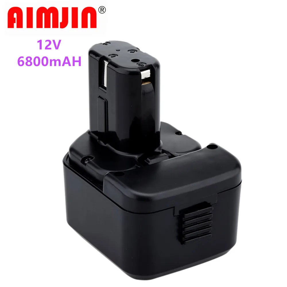 For Hitachi EB1214S DS12DVF3 Rechargeable Battery 12V 6800mAh Ni-MH Cordless Drill Batteria EB1212S EB1220BL EB1
For Hitachi EB1214S DS12DVF3 Rechargeable Battery 12V 6800mAh Ni-MH Cordless Drill Batteria EB1212S EB1220BL EB1
