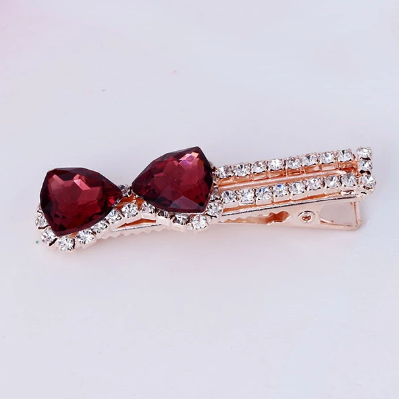 2 Pcs Korea Crystal Bow Hairpin Headdress Handmade Rhinestone Duck Hair Clip Simple Temperament Women Girls hairgrip Barrettes
2 Pcs Korea Crystal Bow Hairpin Headdress Handmade Rhinestone Duck Hair Clip Simple Temperament Women Girls hairgrip Barrettes
