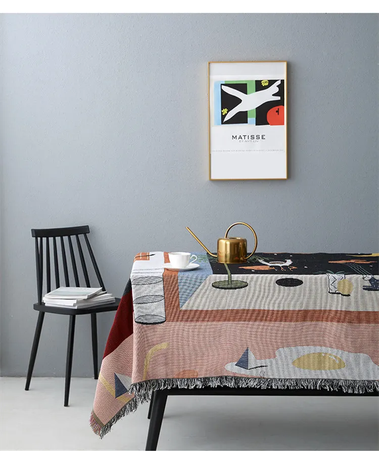 Nordic Geometry Sofa Throw Blanket Simple Carpet Tapestry Sofa Towel Knitted Throw Blanket Bedspread Home Textile Home Decorate
Nordic Geometry Sofa Throw Blanket Simple Carpet Tapestry Sofa Towel Knitted Throw Blanket Bedspread Home Textile Home Decorate