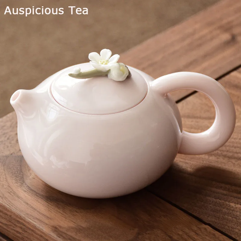 Dehua Mutton Fat Jade White Porcelain Handmade Hand Pinch Flowers Tea Pot Kung Fu Teaset Household Tea Ceremony Accessories Gift
Dehua Mutton Fat Jade White Porcelain Handmade Hand Pinch Flowers Tea Pot Kung Fu Teaset Household Tea Ceremony Accessories Gift