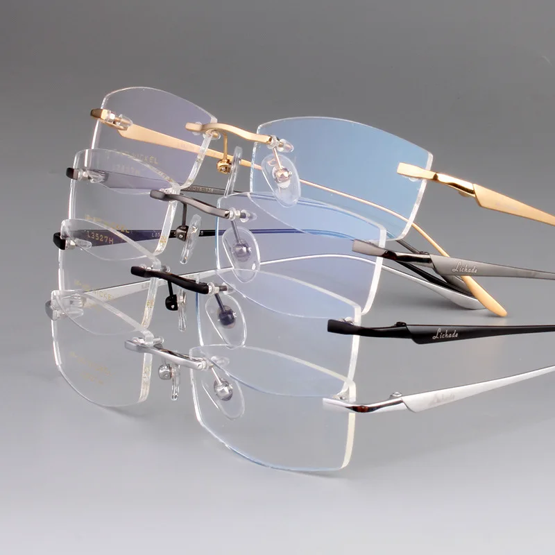Zerosun Titanium Men's Eyeglasses Frame Man Rimless Glasses Man Spectacle Prescription Myopia Presbyopia Ultra-light Case Free
Zerosun Titanium Men's Eyeglasses Frame Man Rimless Glasses Man Spectacle Prescription Myopia Presbyopia Ultra-light Case Free