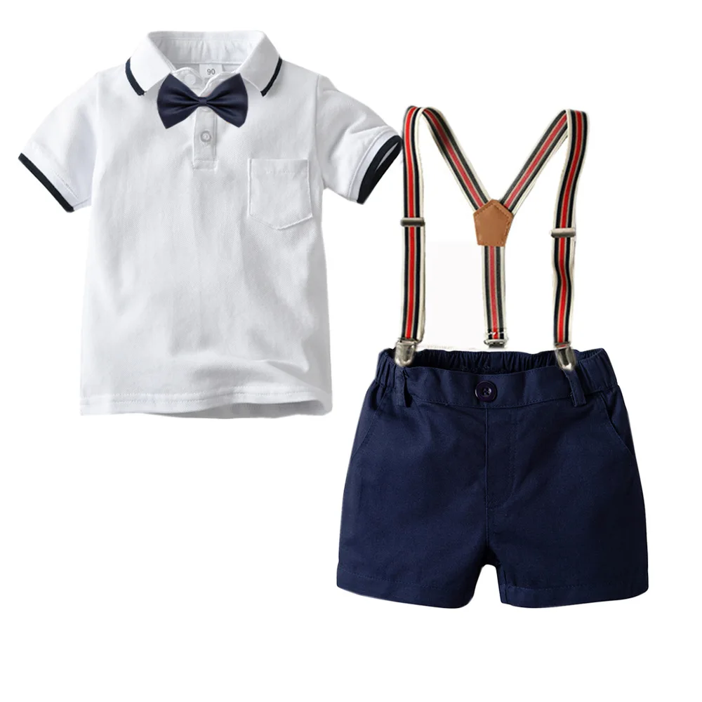 Boys clothes summer gentleman birthday suit newborn party dress soft cotton solid color jumpsuit + belt pants male toddler suit
Boys clothes summer gentleman birthday suit newborn party dress soft cotton solid color jumpsuit + belt pants male toddler suit