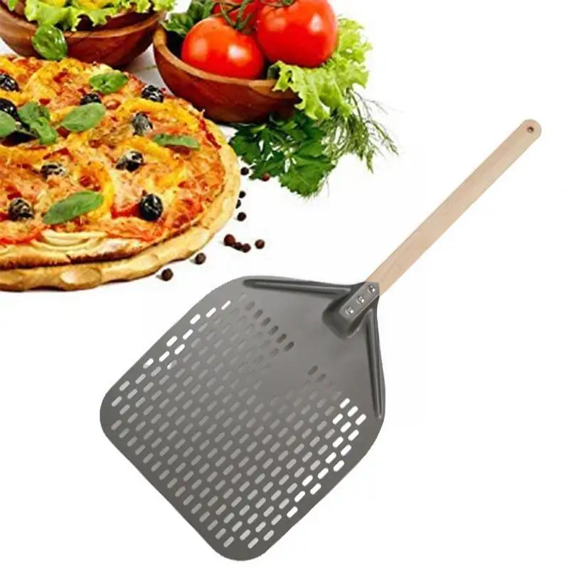 Hard Anodized Aluminum Pizza Peel With Removable Handle Paddle With Baking Shovel Screwdriver Customized Pan Pastry Match
Hard Anodized Aluminum Pizza Peel With Removable Handle Paddle With Baking Shovel Screwdriver Customized Pan Pastry Match