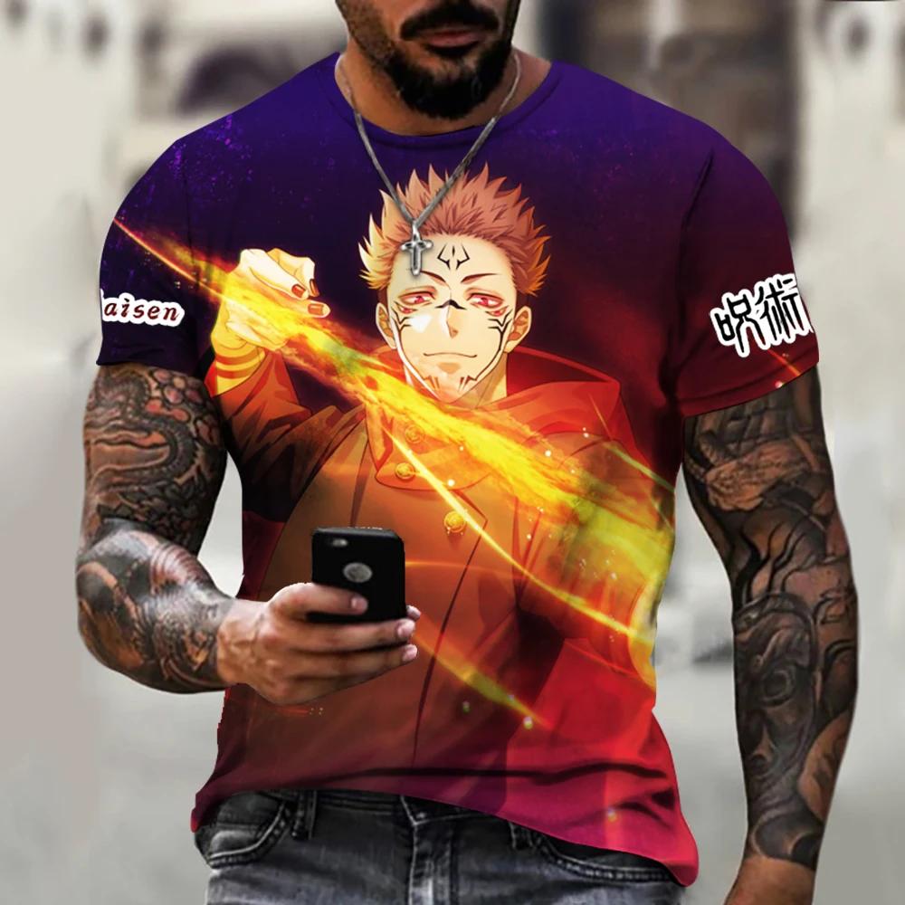 3D Anime Men T-shirt Manga Jujutsu Kaisen Itadori Yuji High Quality Crew Neck Women Child Short Sleeves Casual Soft Asian Tops
3D Anime Men T-shirt Manga Jujutsu Kaisen Itadori Yuji High Quality Crew Neck Women Child Short Sleeves Casual Soft Asian Tops