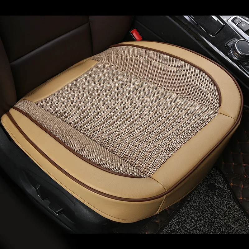 3D Leather+ Flax Car Seat Cover Cushion Flax Four Seasons Universal Breathable Flax Front Protector For Most Sedan SUV
3D Leather+ Flax Car Seat Cover Cushion Flax Four Seasons Universal Breathable Flax Front Protector For Most Sedan SUV