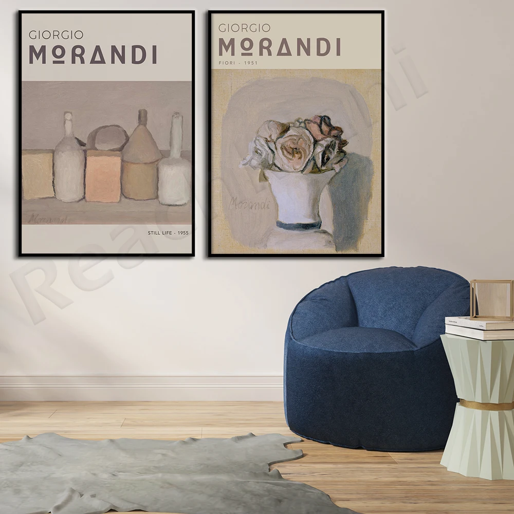 Giorgio Morandi exhibition poster, still life beige coral neutral wall art, minimalist abstract Scandinavian decoration, soft na
Giorgio Morandi exhibition poster, still life beige coral neutral wall art, minimalist abstract Scandinavian decoration, soft na