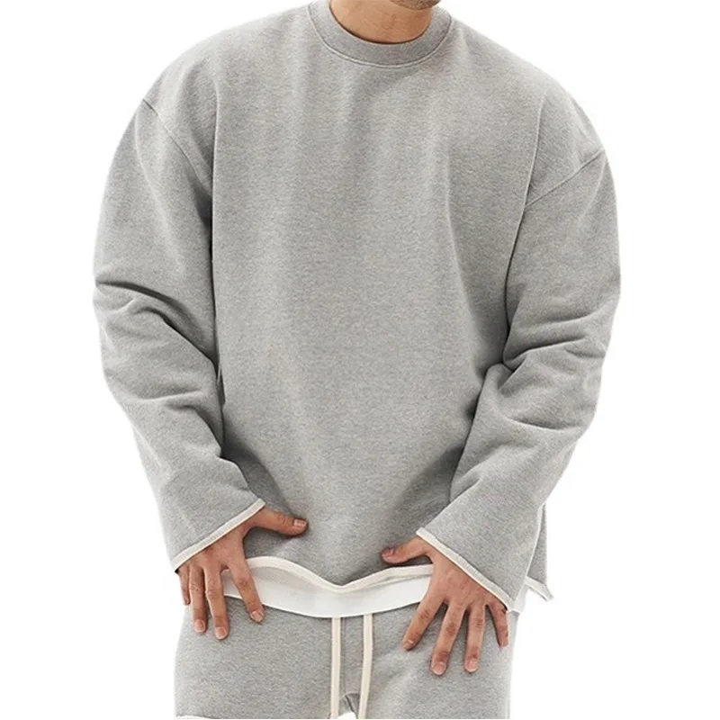 Autumn Men Casual Sweatshirt Simple Solid Loose Pullover Tops Mens Long Sleeve O-Neck Fashion Sweatshirts All-match Streetwear
Autumn Men Casual Sweatshirt Simple Solid Loose Pullover Tops Mens Long Sleeve O-Neck Fashion Sweatshirts All-match Streetwear