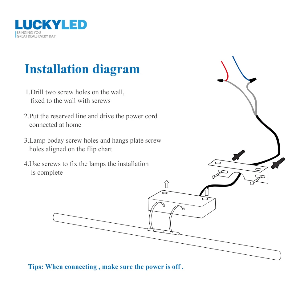 LUCKYLED Led Wall Lamp 8W 12W Bathroom Mirror Light Waterproof Vanity Light AC 85-265V Wall Mounted Light Fixture Sconce Lamps
LUCKYLED Led Wall Lamp 8W 12W Bathroom Mirror Light Waterproof Vanity Light AC 85-265V Wall Mounted Light Fixture Sconce Lamps