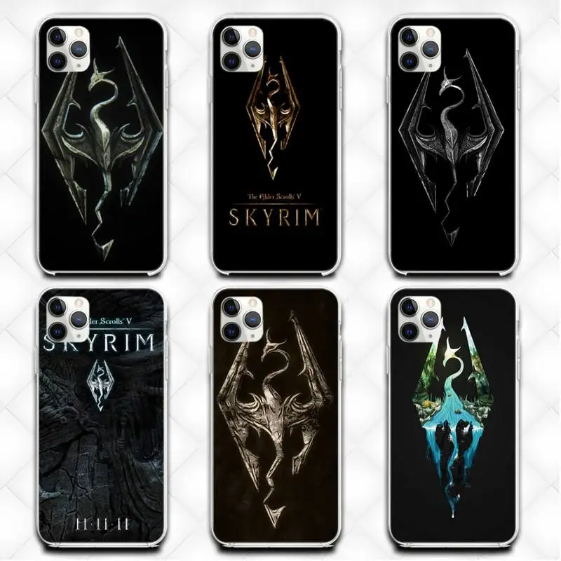 Skyrim Logo Soft Phone Case Transparent Case For Iphone 6 6s 7 8 Plus XR X XS XSmax 11 12 Pro Mini Max 
Skyrim Logo Soft Phone Case Transparent Case For Iphone 6 6s 7 8 Plus XR X XS XSmax 11 12 Pro Mini Max