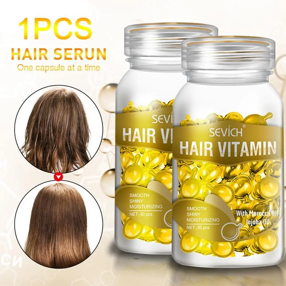 Sevich Smooth Silky Hair Vitamin Capsule Keratin Complex Oil Care Hair Hair Repair Hair Moroccan Loss Oil Damaged Anti Seru Z7J4 
Sevich Smooth Silky Hair Vitamin Capsule Keratin Complex Oil Care Hair Hair Repair Hair Moroccan Loss Oil Damaged Anti Seru Z7J4