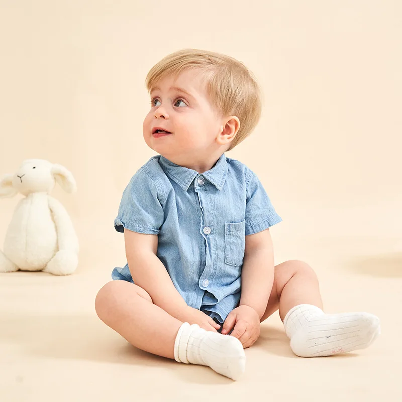 Baby Summer Denim Rompers 2021 New Newborn Boys Girls One-Piece Fashion Infant Cute Jumpsuits Spanish Casual Children Outfits
Baby Summer Denim Rompers 2021 New Newborn Boys Girls One-Piece Fashion Infant Cute Jumpsuits Spanish Casual Children Outfits