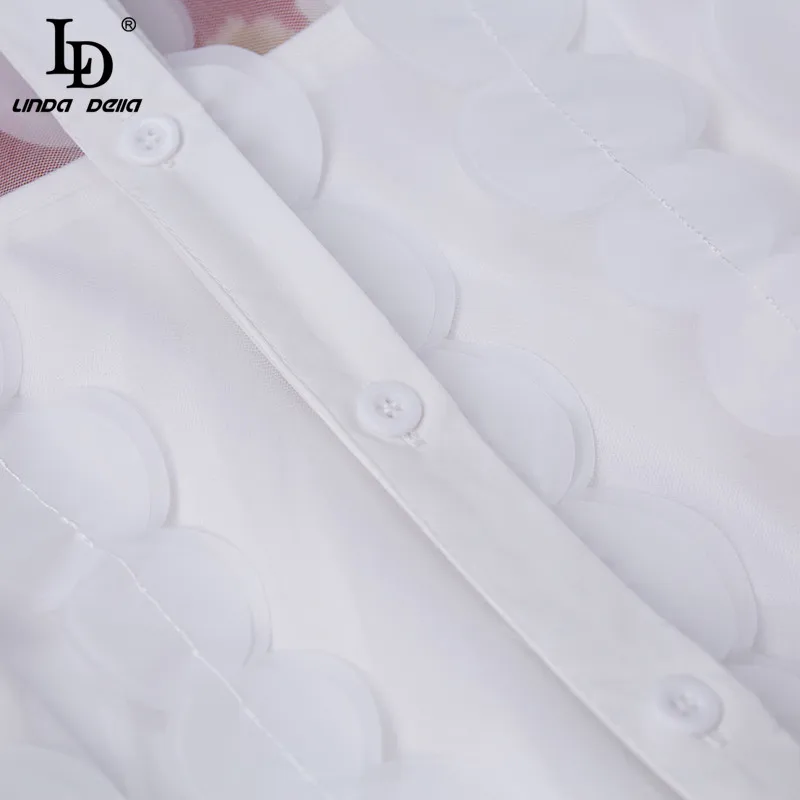 LD LINDA DELLA New 2021 Summer Long White Dress Women Puff Sleeve Single-breasted Sashes Dots Appliques Elegant Party Dress
LD LINDA DELLA New 2021 Summer Long White Dress Women Puff Sleeve Single-breasted Sashes Dots Appliques Elegant Party Dress