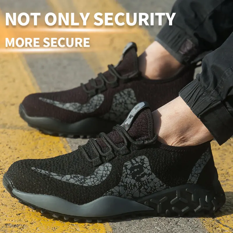 Non-slip wear-resistant safety shoes for men's casual sports, lightweight and puncture-resistant safety protective work shoes
Non-slip wear-resistant safety shoes for men's casual sports, lightweight and puncture-resistant safety protective work shoes