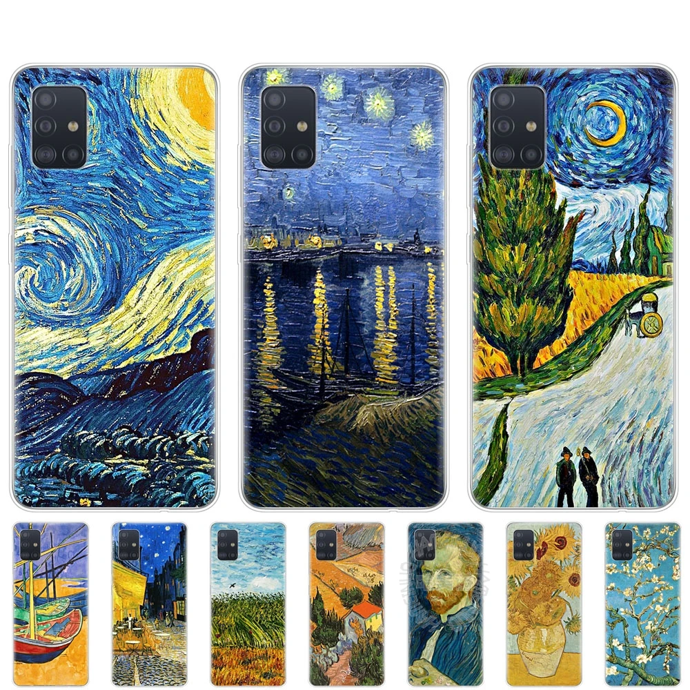 silicon phone cover case for samsung galaxy A51 A31 A41 A71 A01 A81 A91 A30S A20S A50S M30S M40S Van Gogh Tardis starry night
silicon phone cover case for samsung galaxy A51 A31 A41 A71 A01 A81 A91 A30S A20S A50S M30S M40S Van Gogh Tardis starry night