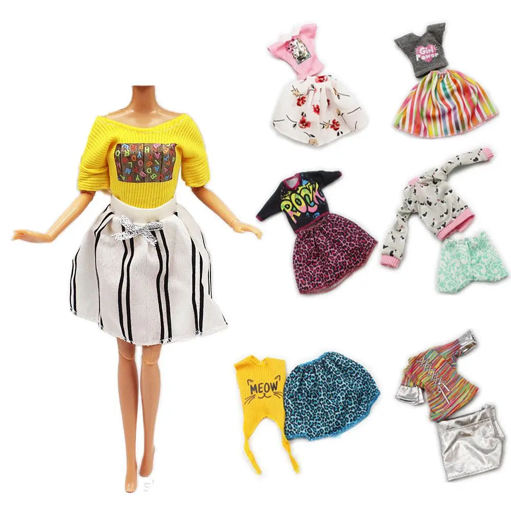 Fashion Newest 2021 DIY Dolls Dress Casual Wear Girl Clothes Doll Accessories
Fashion Newest 2021 DIY Dolls Dress Casual Wear Girl Clothes Doll Accessories