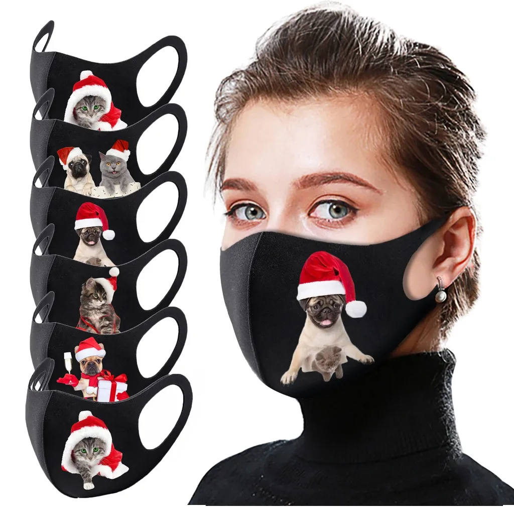 Christmas Pet Cat Dog Print Mask Washable Ice Cotton Mouth Masks Adult Breathable Dustproof Windproof Protect Face Mask Máscara
Christmas Pet Cat Dog Print Mask Washable Ice Cotton Mouth Masks Adult Breathable Dustproof Windproof Protect Face Mask Máscara