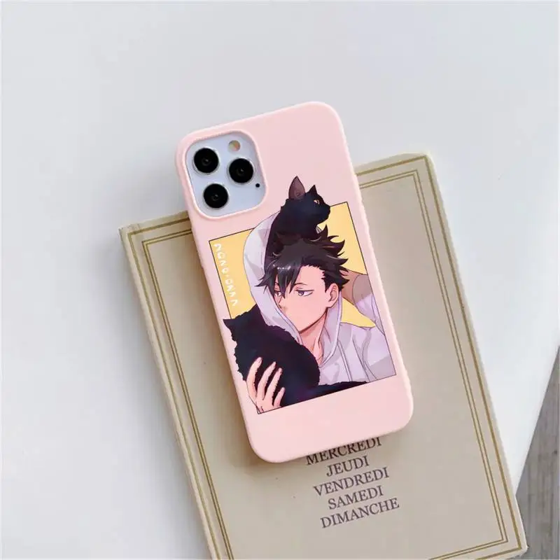Haikyuu volleyball boy Kuroo Tetsurou Phone Case Pink Candy Color for iPhone 11 12 mini pro XS MAX 8 7 6 6S Plus X SE 2020 XR
Haikyuu volleyball boy Kuroo Tetsurou Phone Case Pink Candy Color for iPhone 11 12 mini pro XS MAX 8 7 6 6S Plus X SE 2020 XR