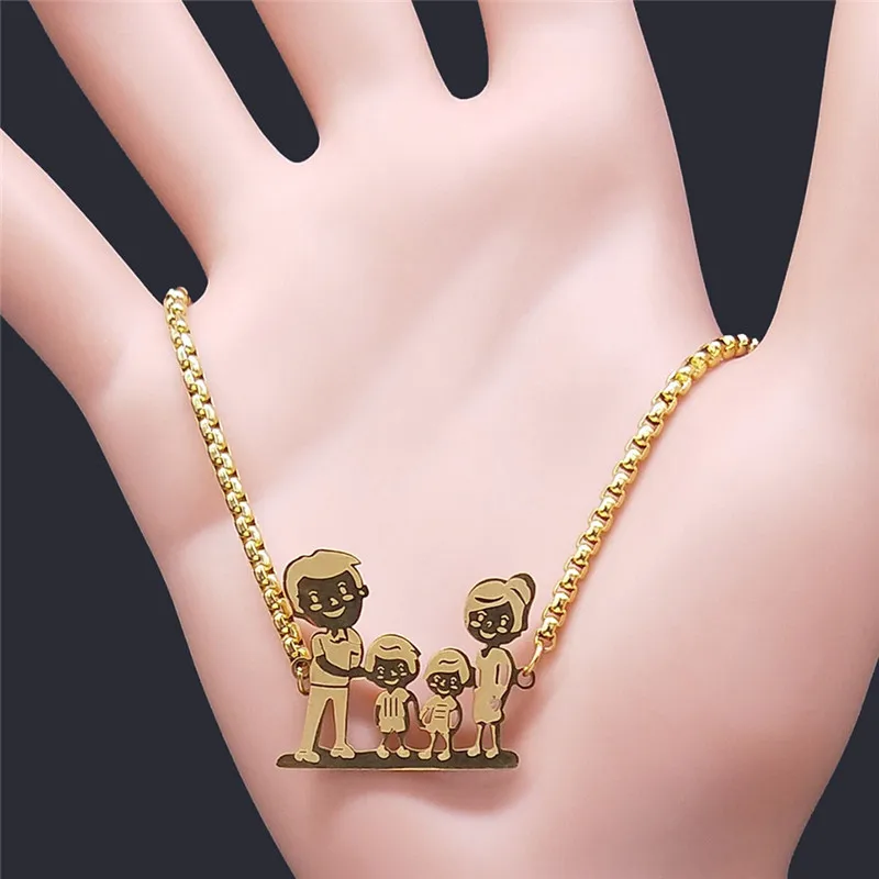Family Mom Dad Daughter Son Stainless Steel for Women Gold Color Bracelets Bangle Jewelry brazalete mujer Christmas Gifts BXS01
Family Mom Dad Daughter Son Stainless Steel for Women Gold Color Bracelets Bangle Jewelry brazalete mujer Christmas Gifts BXS01