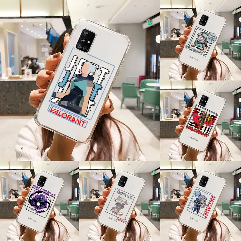 Valorante, special warfare Phone Case Transparent For Samsung A51 A50 A71 A70 A81 M60S Note S21 S 20 10 9 8 11 E Plus Ultra
Valorante, special warfare Phone Case Transparent For Samsung A51 A50 A71 A70 A81 M60S Note S21 S 20 10 9 8 11 E Plus Ultra