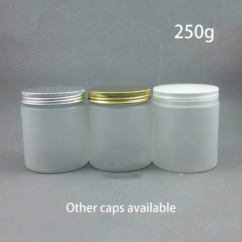 10pcs 250g Matte Plastic Jar Empty Cosmetic Container 250ml Makeup Cream Body Lotion Tea Coffee Sugar Storage Frost Bottles 9oz
10pcs 250g Matte Plastic Jar Empty Cosmetic Container 250ml Makeup Cream Body Lotion Tea Coffee Sugar Storage Frost Bottles 9oz