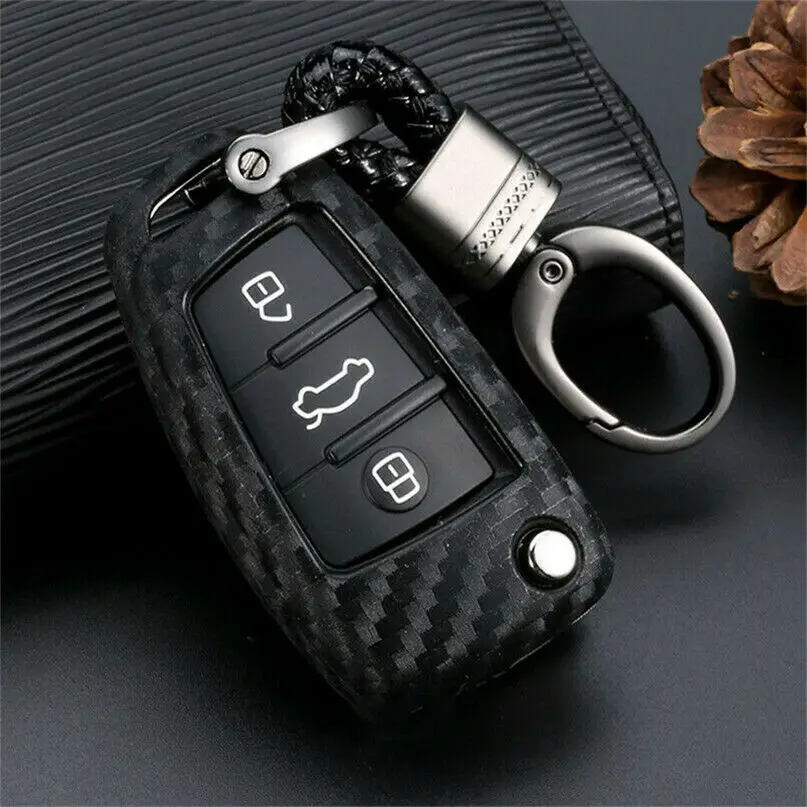 Carbon Fiber Remote Smart Key Fob Case Shell Holder Cover Key Bag Protector For Audi A3 Q3 Q7 S3 Old-A6L
Carbon Fiber Remote Smart Key Fob Case Shell Holder Cover Key Bag Protector For Audi A3 Q3 Q7 S3 Old-A6L