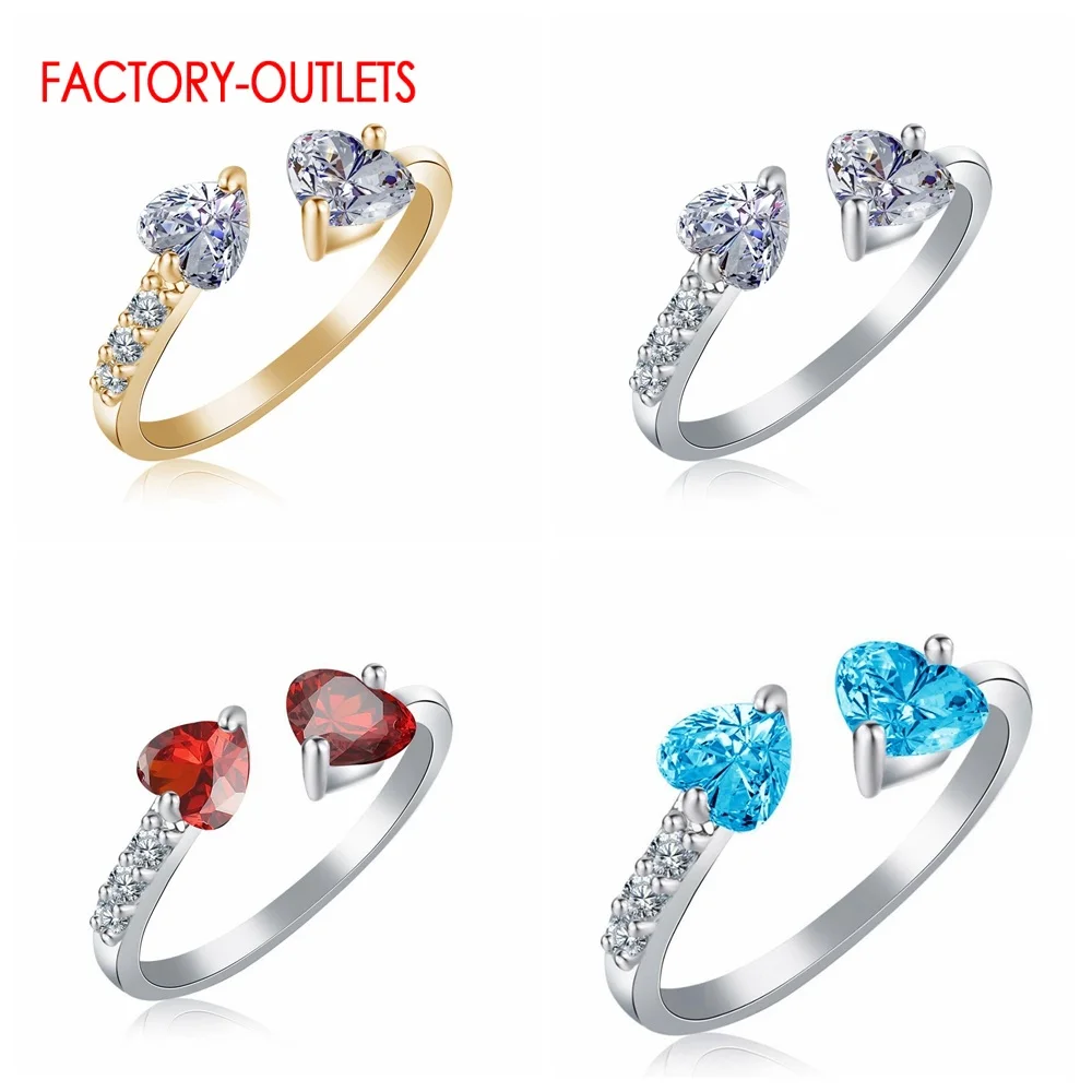 New Fashion Heart Shape Sparkling Crystal Round Finger Rings Genuine 925 Sterling Silver Bridal Rings Women Girls Party Jewelry
New Fashion Heart Shape Sparkling Crystal Round Finger Rings Genuine 925 Sterling Silver Bridal Rings Women Girls Party Jewelry