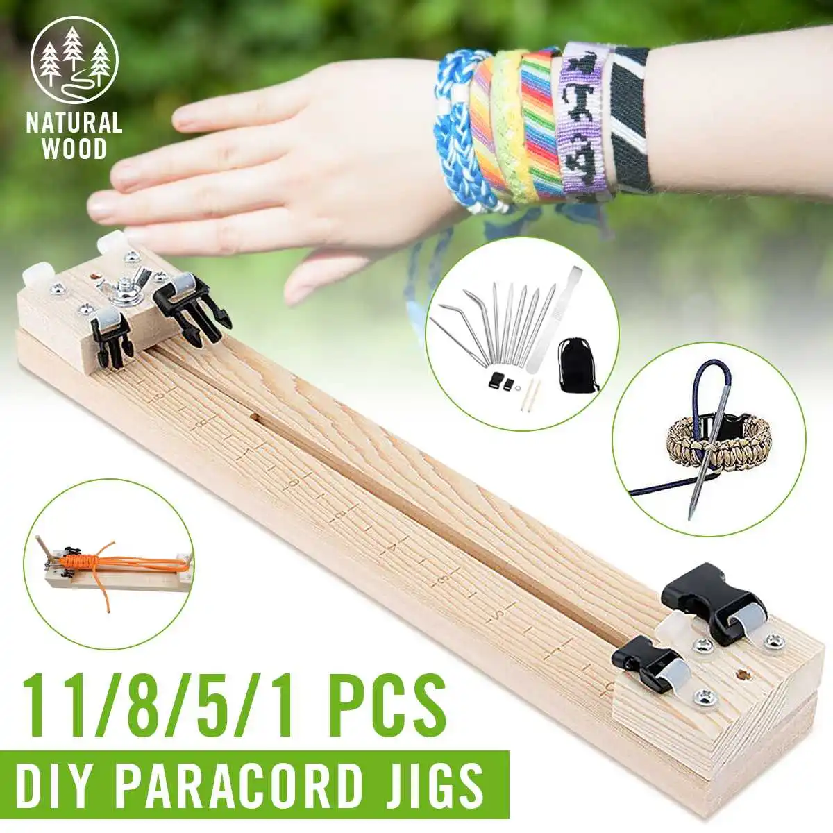 Wristband Knitting Tool Bracelet Knitting Tool DIY Wood Paracord Jig Bracelet Maker Wristband Maker Weaving Tools for Kids Adult
Wristband Knitting Tool Bracelet Knitting Tool DIY Wood Paracord Jig Bracelet Maker Wristband Maker Weaving Tools for Kids Adult