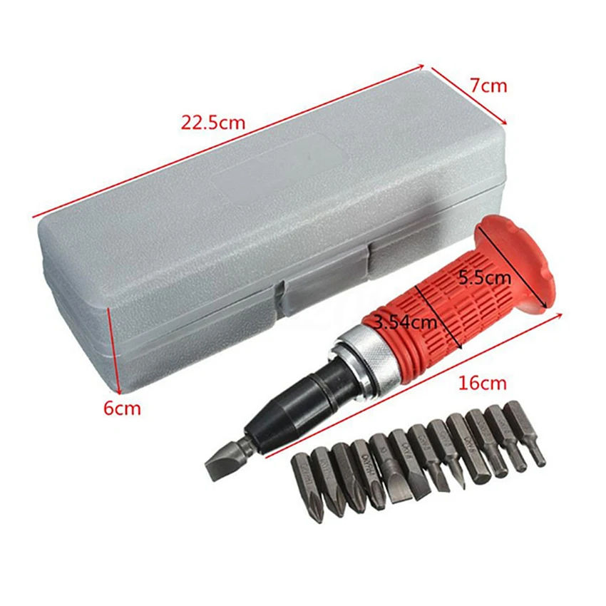 1Set Impact Screwdriver Set Driver Carbon Steel Multi Bits Hammer Socket Repair Kit Storage Box Screwdriver Head Set With Case
1Set Impact Screwdriver Set Driver Carbon Steel Multi Bits Hammer Socket Repair Kit Storage Box Screwdriver Head Set With Case