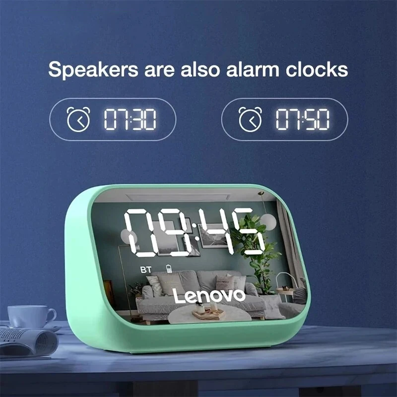Wireless bluetooth Speaker Alarm Clock Mirror Multifunction Stereo Surround Desktop Loudspeaker Sound Box With Mic
Wireless bluetooth Speaker Alarm Clock Mirror Multifunction Stereo Surround Desktop Loudspeaker Sound Box With Mic