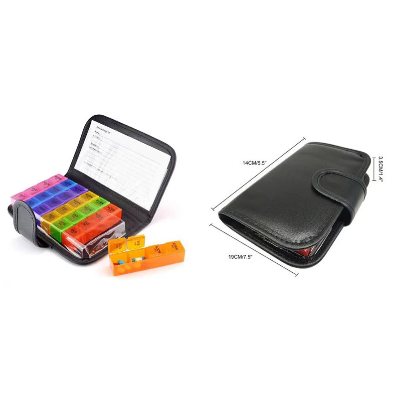 1pc Extra Large Pill Organizer 7Day Weekly Travel Case Medication Reminder Pill Box Daily 28 Detachable Compartments Box Holder
1pc Extra Large Pill Organizer 7Day Weekly Travel Case Medication Reminder Pill Box Daily 28 Detachable Compartments Box Holder