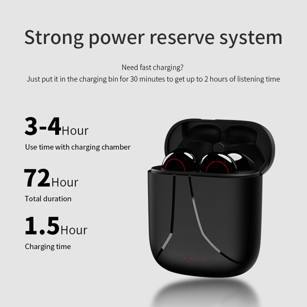 Multi-functional Wireless Bluetooth Headset TWS Sports Practical Waterproof BT5.0 In-ear Classic Texture Music Earphone
Multi-functional Wireless Bluetooth Headset TWS Sports Practical Waterproof BT5.0 In-ear Classic Texture Music Earphone