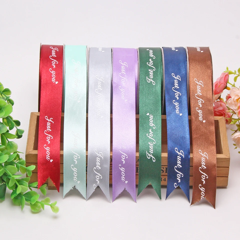 25MM 5M Romantic Just For you Gift Packaging Belt Ribbon Tapes For Wedding Party Valtine's Gifts Wrapping Bow Ribbons
25MM 5M Romantic Just For you Gift Packaging Belt Ribbon Tapes For Wedding Party Valtine's Gifts Wrapping Bow Ribbons