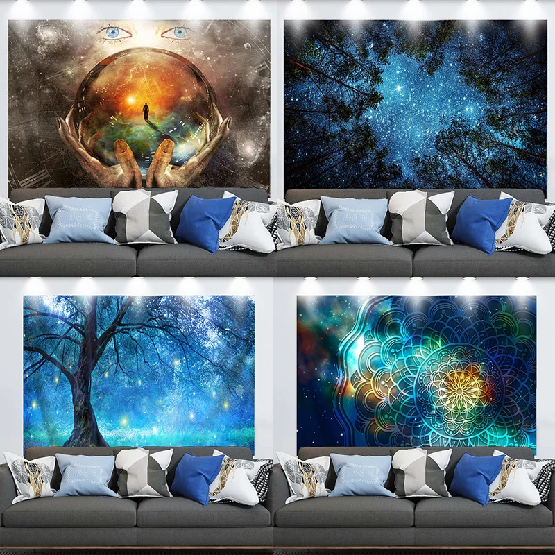 Tapestry Wall Hanging Universe Stars Pattern Sandy Beach Rug Blanket Camping Travel Mattress Sleeping Pad Tapestries
Tapestry Wall Hanging Universe Stars Pattern Sandy Beach Rug Blanket Camping Travel Mattress Sleeping Pad Tapestries