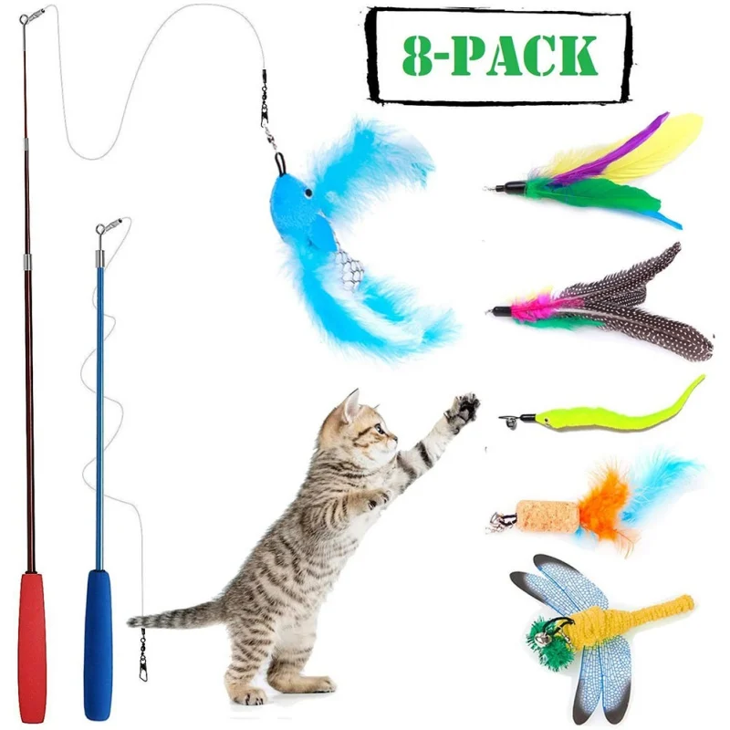 Cat Toy Dragonfly Feather Stick Toy For Cats Kittens Interactive Cat Toy Teaser Pet Toys Cat Supplies Play Game Pet Products
Cat Toy Dragonfly Feather Stick Toy For Cats Kittens Interactive Cat Toy Teaser Pet Toys Cat Supplies Play Game Pet Products