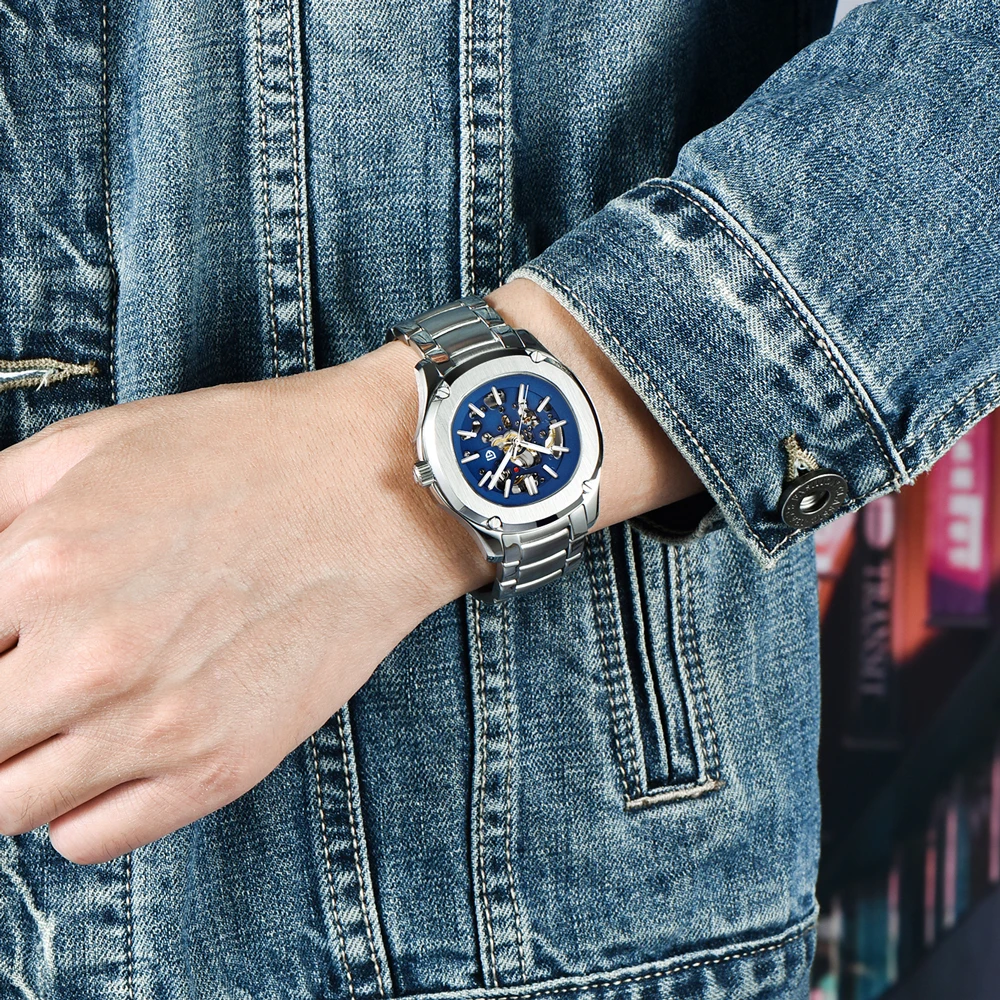 PAGANI DESIGN Brand Luxury Men's Mechanical Wrist Watch Skeleton Automatic Watch For Men 100M Waterproof Clock Relogio Masculino
PAGANI DESIGN Brand Luxury Men's Mechanical Wrist Watch Skeleton Automatic Watch For Men 100M Waterproof Clock Relogio Masculino