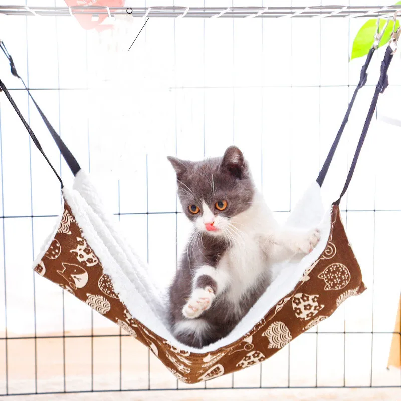 Hanging Cat Hammock Pet Supplies Cat Sleeping Bag Pet Cat Cage Breathable Double-sided Available Warm Cat Bed Mat
Hanging Cat Hammock Pet Supplies Cat Sleeping Bag Pet Cat Cage Breathable Double-sided Available Warm Cat Bed Mat