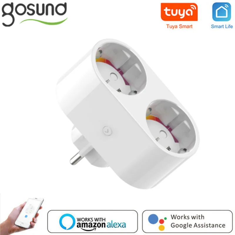 New 16A EU Smart Wifi Power Plug With Power Monitor Smart Home Wifi Wireless Socket Outlet Works With Alexa Google Home Tuya App
New 16A EU Smart Wifi Power Plug With Power Monitor Smart Home Wifi Wireless Socket Outlet Works With Alexa Google Home Tuya App